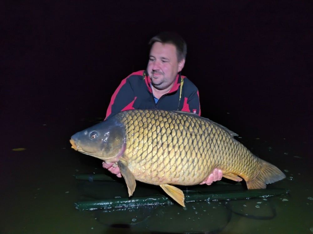 Noční úlovek kapra